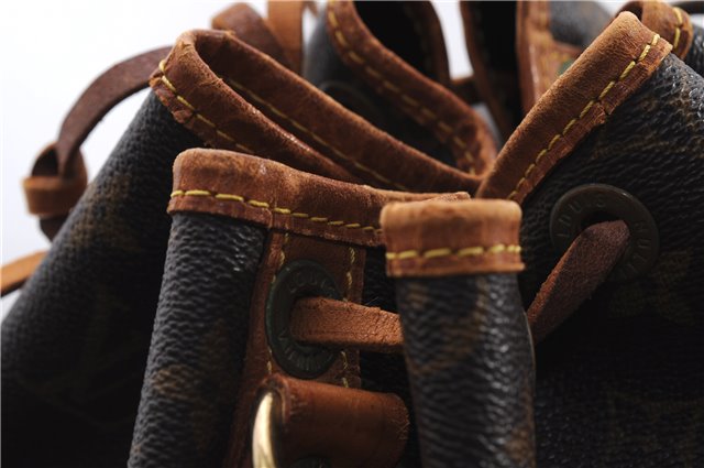 Authentic Louis Vuitton Monogram Noe Shoulder Bag Purse M42224 LV 3391E