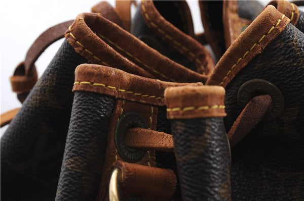 Authentic Louis Vuitton Monogram Noe Shoulder Bag Purse M42224 LV 3391E