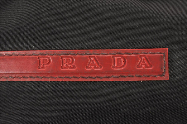 Authentic PRADA Sports Vintage Nylon Shoulder Cross Body Bag Purse Black 3395I