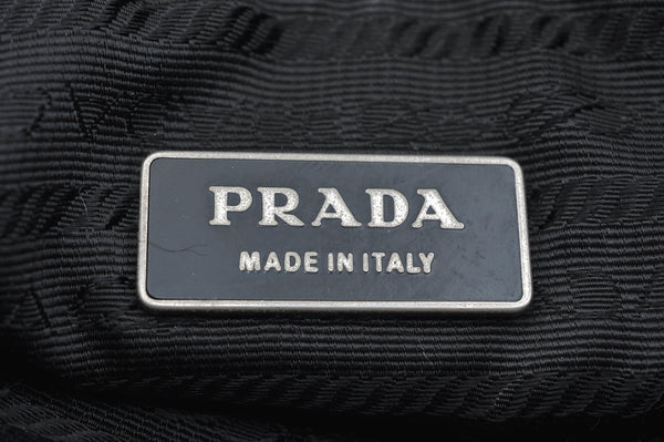 Authentic PRADA Sports Vintage Nylon Shoulder Cross Body Bag Purse Black 3395I