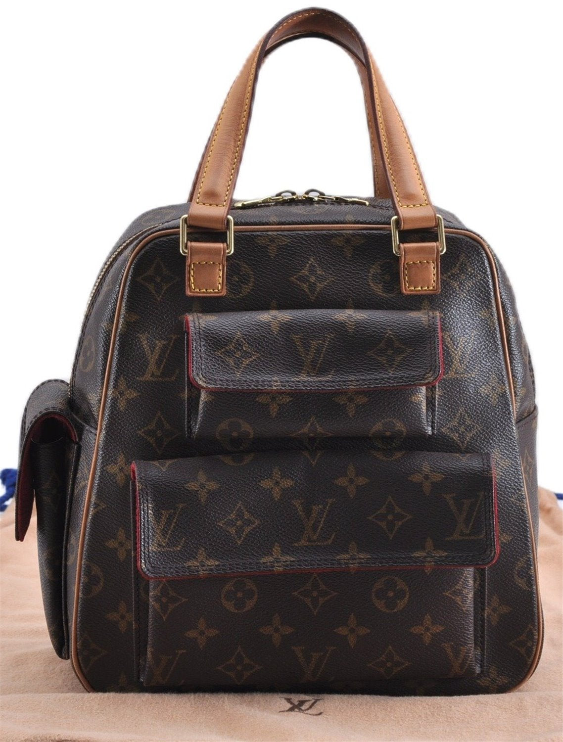 Authentic Louis Vuitton Monogram Excentri Cite Hand Bag M51161 LV 3396F