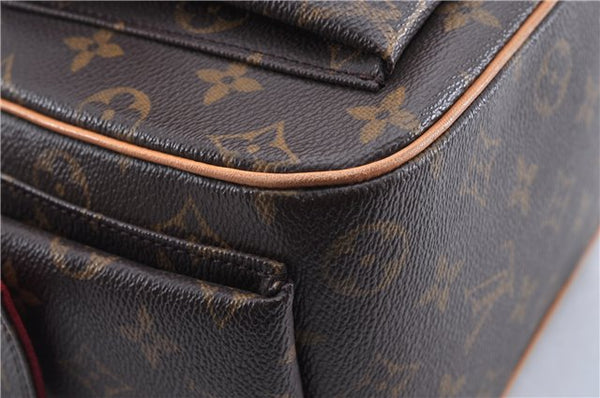 Authentic Louis Vuitton Monogram Excentri Cite Hand Bag M51161 LV 3396F