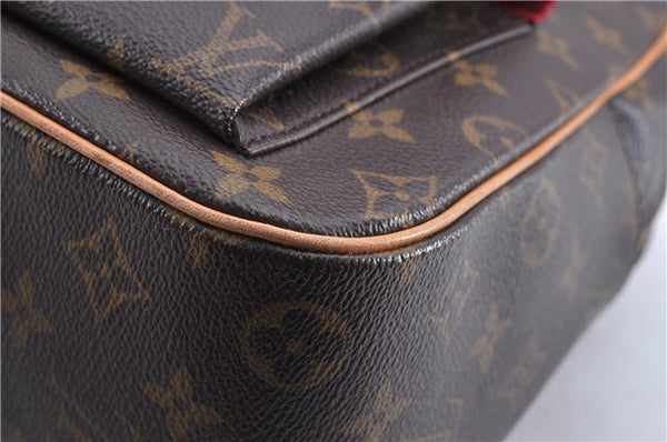 Authentic Louis Vuitton Monogram Excentri Cite Hand Bag M51161 LV 3396F