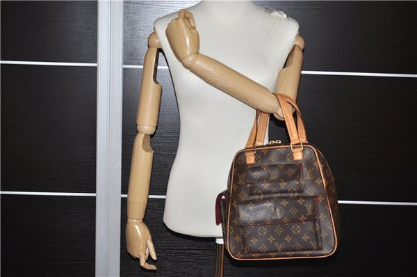 Authentic Louis Vuitton Monogram Excentri Cite Hand Bag M51161 LV 3396F