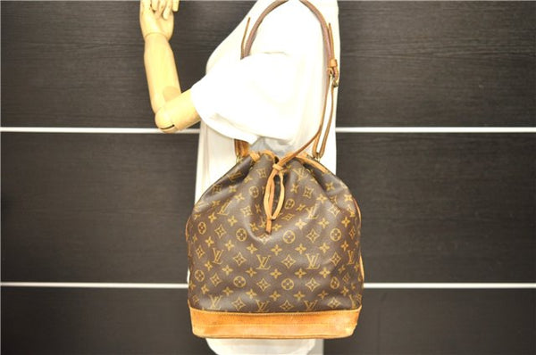 Authentic Louis Vuitton Monogram Noe Shoulder Bag M42224 LV 3399D
