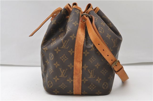 Authentic Louis Vuitton Monogram Petit Noe Shoulder Bag M42226 LV 3400E