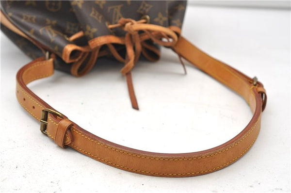 Authentic Louis Vuitton Monogram Petit Noe Shoulder Bag M42226 LV 3400E