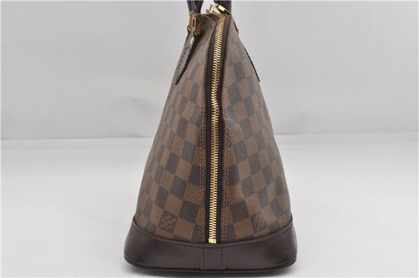Authentic Louis Vuitton Damier Alma Hand Bag N51131 LV 3401E