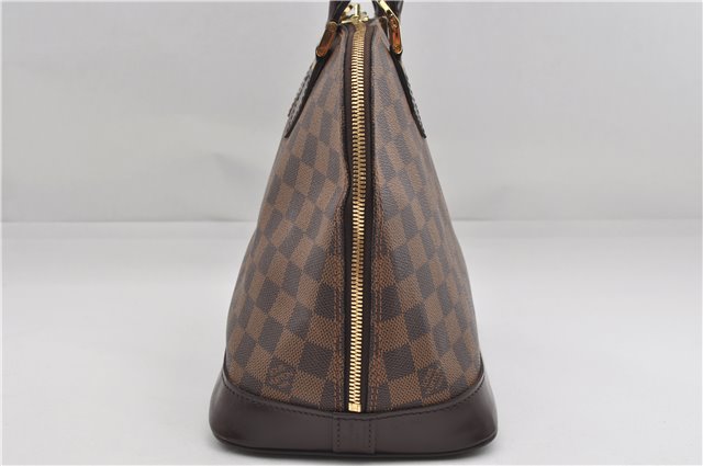 Authentic Louis Vuitton Damier Alma Hand Bag N51131 LV 3401E