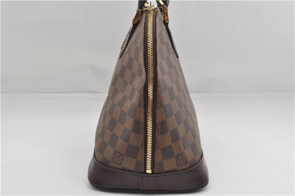 Authentic Louis Vuitton Damier Alma Hand Bag N51131 LV 3401E