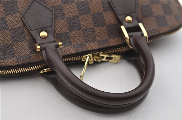 Authentic Louis Vuitton Damier Alma Hand Bag N51131 LV 3401E