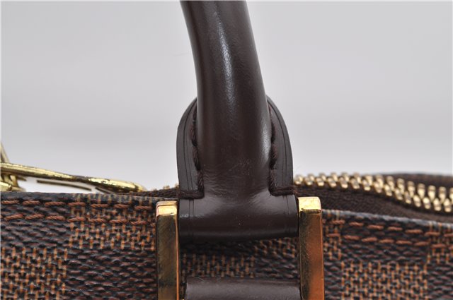 Authentic Louis Vuitton Damier Alma Hand Bag N51131 LV 3401E