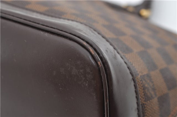 Authentic Louis Vuitton Damier Alma Hand Bag N51131 LV 3401E