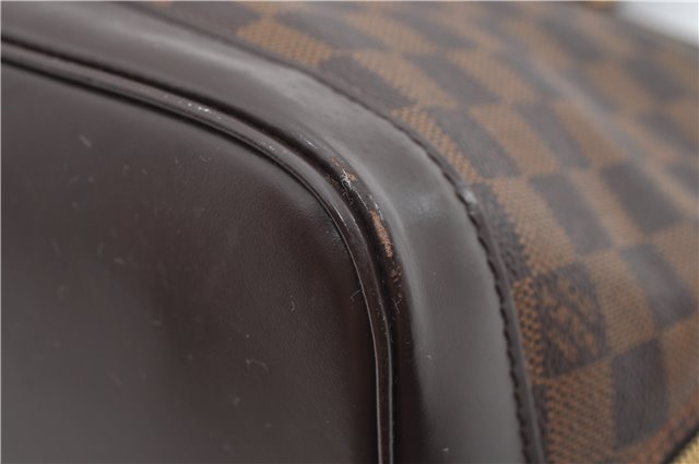 Authentic Louis Vuitton Damier Alma Hand Bag N51131 LV 3401E