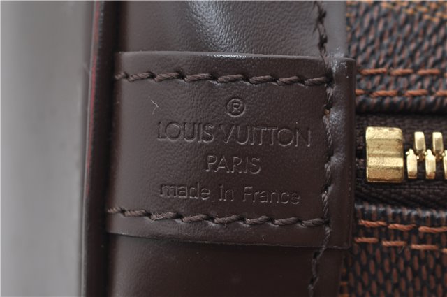 Authentic Louis Vuitton Damier Alma Hand Bag N51131 LV 3401E