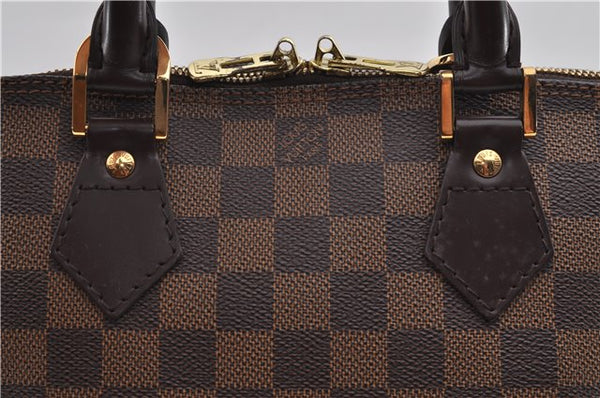 Authentic Louis Vuitton Damier Alma Hand Bag N51131 LV 3401E