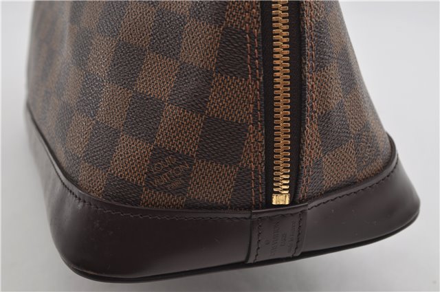 Authentic Louis Vuitton Damier Alma Hand Bag N51131 LV 3401E