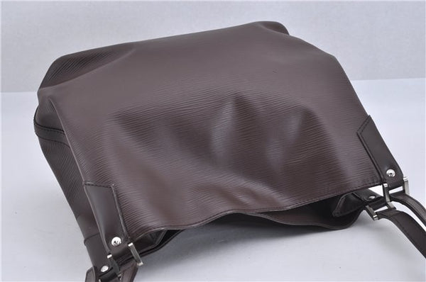 Authentic Louis Vuitton Epi Mandara MM Shoulder Cross Bag Brown M5889D LV 3401F