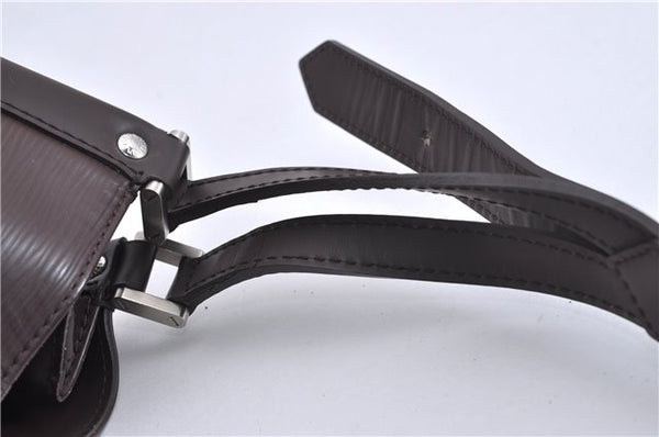 Authentic Louis Vuitton Epi Mandara MM Shoulder Cross Bag Brown M5889D LV 3401F