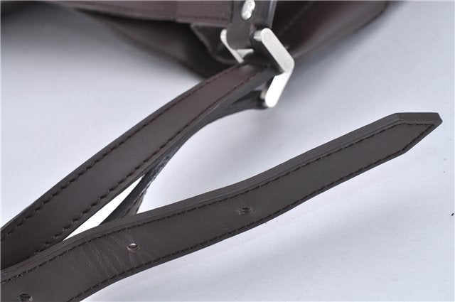 Authentic Louis Vuitton Epi Mandara MM Shoulder Cross Bag Brown M5889D LV 3401F