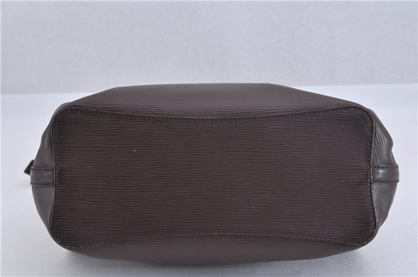 Authentic Louis Vuitton Epi Mandara MM Shoulder Cross Bag Brown M5889D LV 3401F