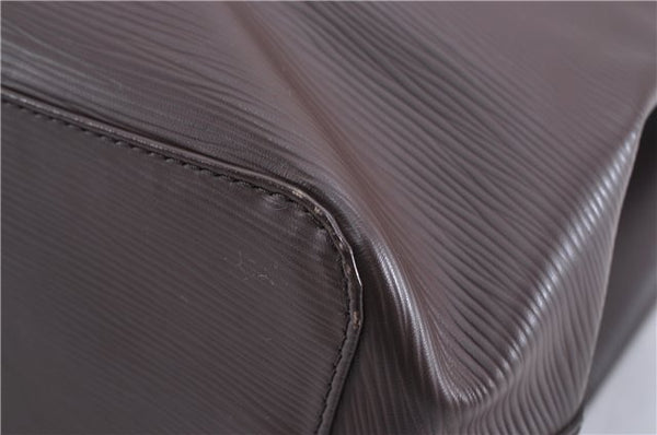 Authentic Louis Vuitton Epi Mandara MM Shoulder Cross Bag Brown M5889D LV 3401F