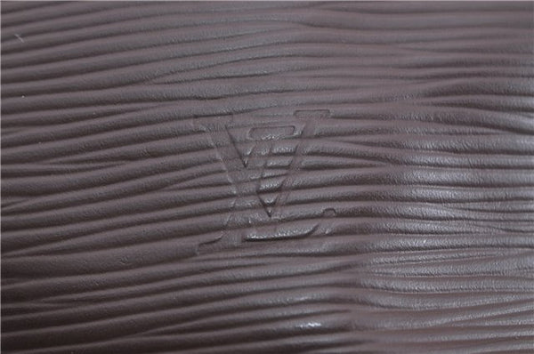 Authentic Louis Vuitton Epi Mandara MM Shoulder Cross Bag Brown M5889D LV 3401F