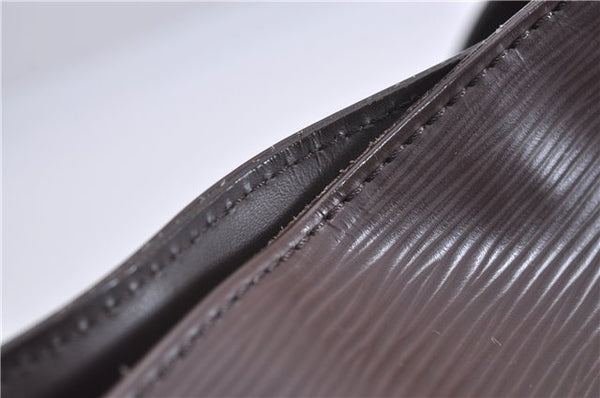 Authentic Louis Vuitton Epi Mandara MM Shoulder Cross Bag Brown M5889D LV 3401F