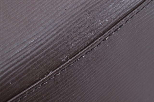 Authentic Louis Vuitton Epi Mandara MM Shoulder Cross Bag Brown M5889D LV 3401F