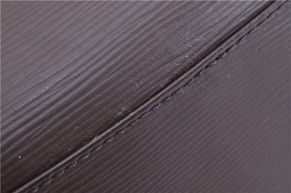 Authentic Louis Vuitton Epi Mandara MM Shoulder Cross Bag Brown M5889D LV 3401F