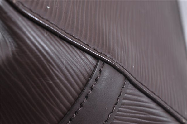 Authentic Louis Vuitton Epi Mandara MM Shoulder Cross Bag Brown M5889D LV 3401F