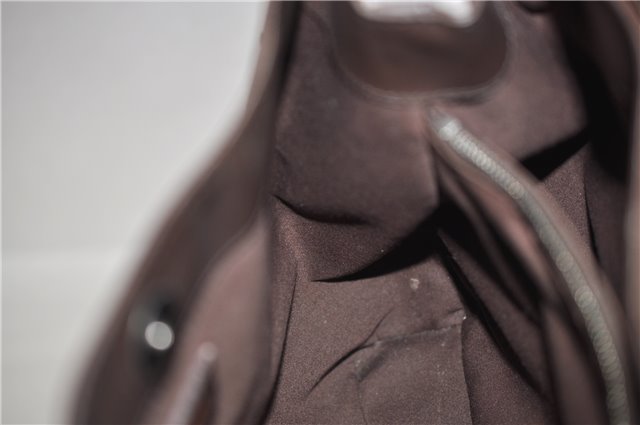 Authentic Louis Vuitton Epi Mandara MM Shoulder Cross Bag Brown M5889D LV 3401F