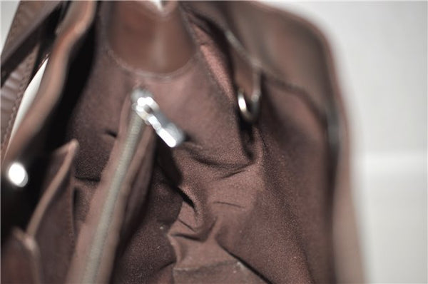 Authentic Louis Vuitton Epi Mandara MM Shoulder Cross Bag Brown M5889D LV 3401F