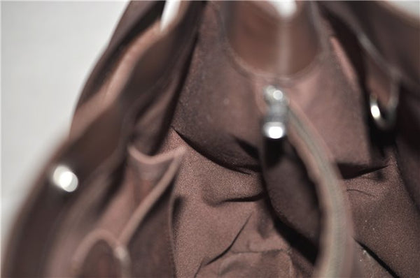 Authentic Louis Vuitton Epi Mandara MM Shoulder Cross Bag Brown M5889D LV 3401F