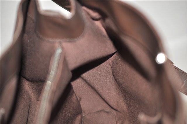 Authentic Louis Vuitton Epi Mandara MM Shoulder Cross Bag Brown M5889D LV 3401F