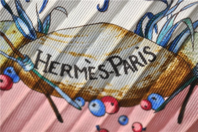 Authentic HERMES Pleats Scarf 