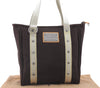 Authentic Louis Vuitton Antigua Cabas MM Tote Bag Brown White M80663 LV 3410D