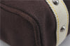 Authentic Louis Vuitton Antigua Cabas MM Tote Bag Brown White M80663 LV 3410D