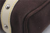Authentic Louis Vuitton Antigua Cabas MM Tote Bag Brown White M80663 LV 3410D
