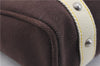 Authentic Louis Vuitton Antigua Cabas MM Tote Bag Brown White M80663 LV 3410D