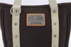 Authentic Louis Vuitton Antigua Cabas MM Tote Bag Brown White M80663 LV 3410D
