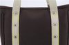 Authentic Louis Vuitton Antigua Cabas MM Tote Bag Brown White M80663 LV 3410D