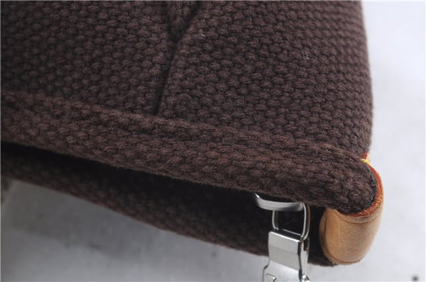 Authentic Louis Vuitton Antigua Cabas MM Tote Bag Brown White M80663 LV 3410D