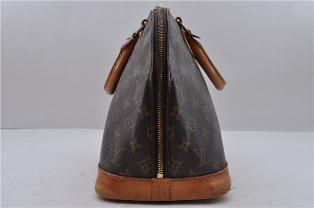 Authentic Louis Vuitton Monogram Alma Hand Bag Purse M51130 LV 3419D