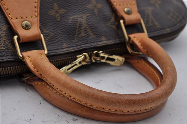 Authentic Louis Vuitton Monogram Alma Hand Bag Purse M51130 LV 3419D