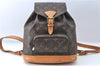 Authentic Louis Vuitton Monogram Montsouris MM Backpack M51136 LV 3421C