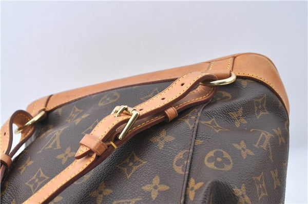 Authentic Louis Vuitton Monogram Montsouris MM Backpack M51136 LV 3421C