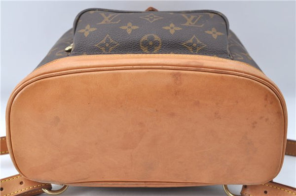 Authentic Louis Vuitton Monogram Montsouris MM Backpack M51136 LV 3421C