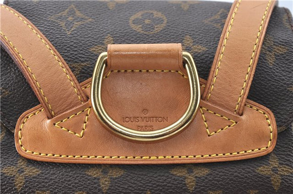 Authentic Louis Vuitton Monogram Montsouris MM Backpack M51136 LV 3421C