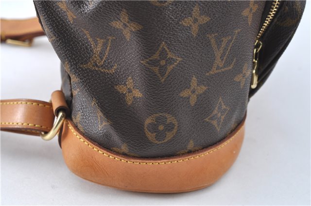 Authentic Louis Vuitton Monogram Montsouris MM Backpack M51136 LV 3421C